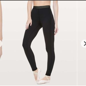 Lululemon Nulu black leggings Sz 4
